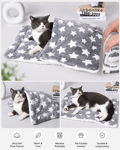 PETORO™ Ultra-Soft Flannel Pet Blanket Bed