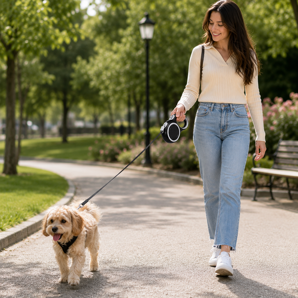PETORO™ Premium Retractable Dog Leash with LED Light