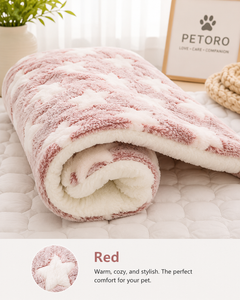 PETORO™ Ultra-Soft Flannel Pet Blanket Bed