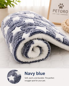 PETORO™ Ultra-Soft Flannel Pet Blanket Bed